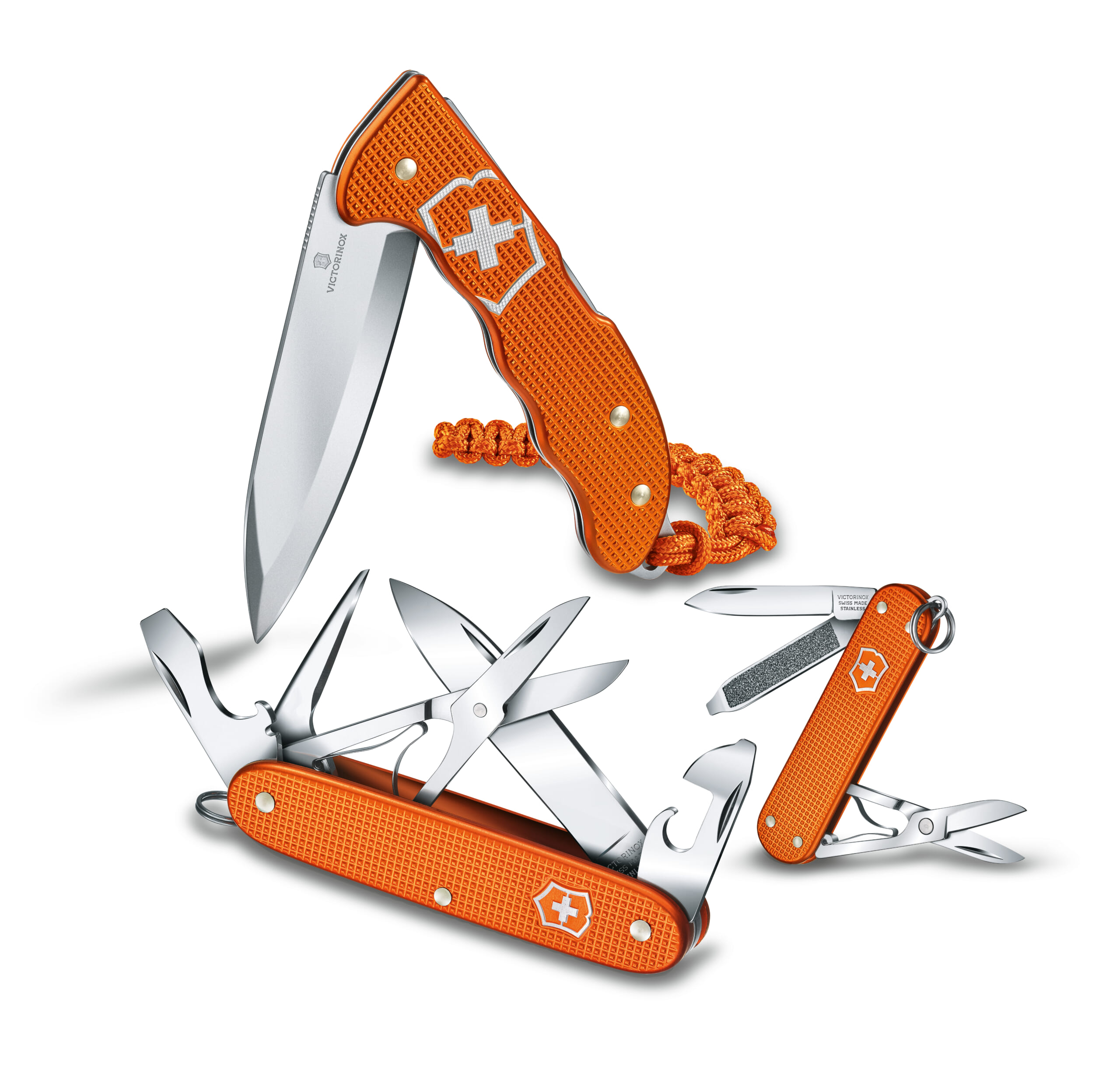 Victorinox Swiss Army 2-Piece Knife Set - Orange