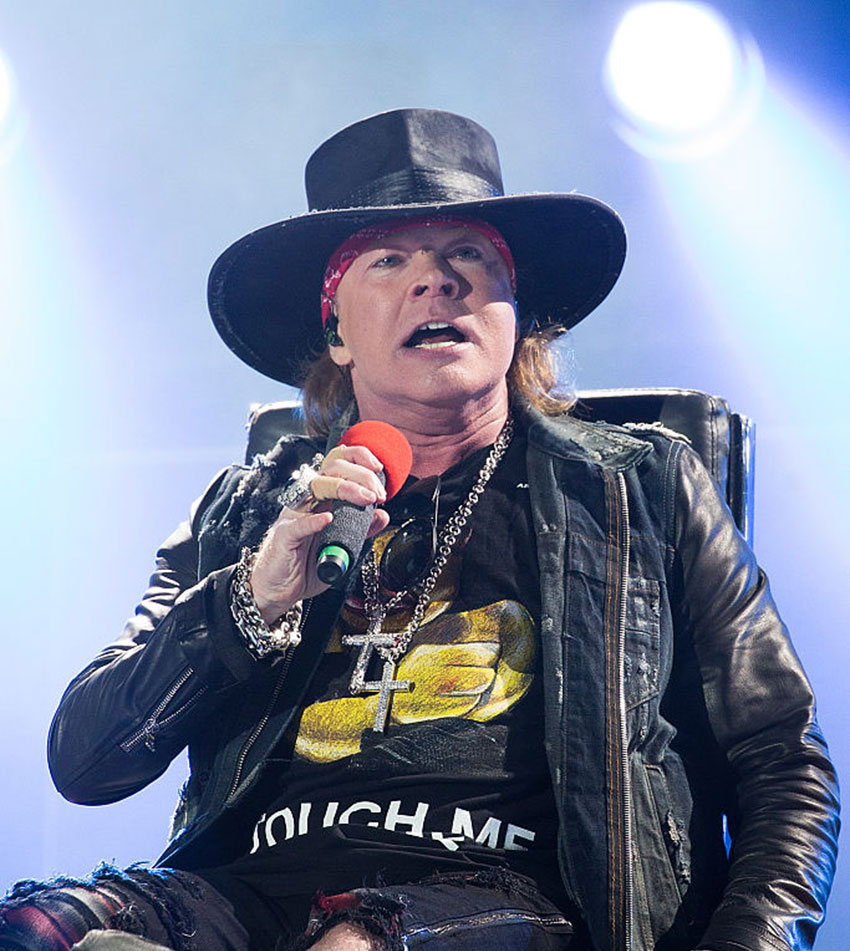 Axl Rose Lisbon Getty