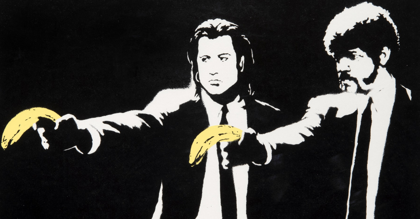 Banksy Pulp Fiction Promo