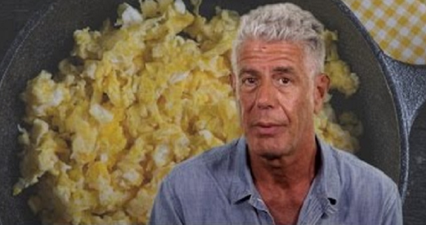 Anthony Bourdain Scrambled eggs