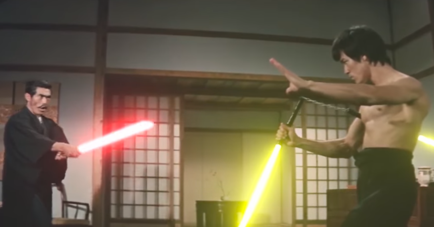 Bruce lee lightsaber