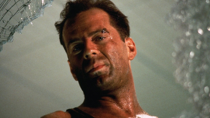 Bruce Willis in Die Hard