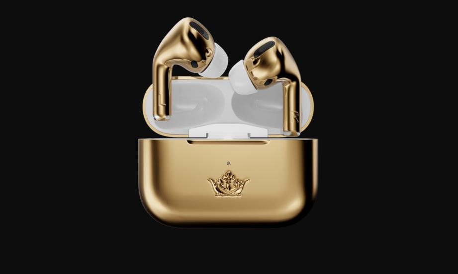 These 18 Karat Gold Wrapped AirPods Pro Cost 67 000 Maxim