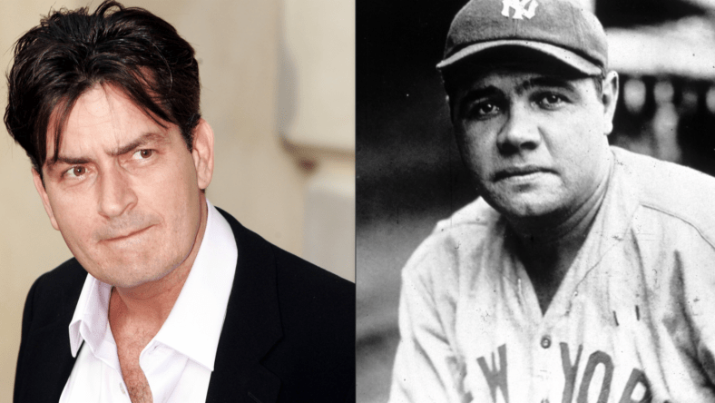 Charlie Sheen Babe Ruth