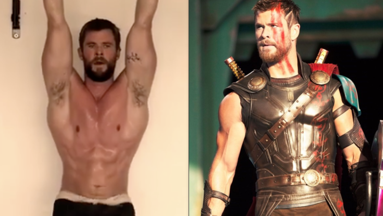 Chris Hemsworth Workout Promo