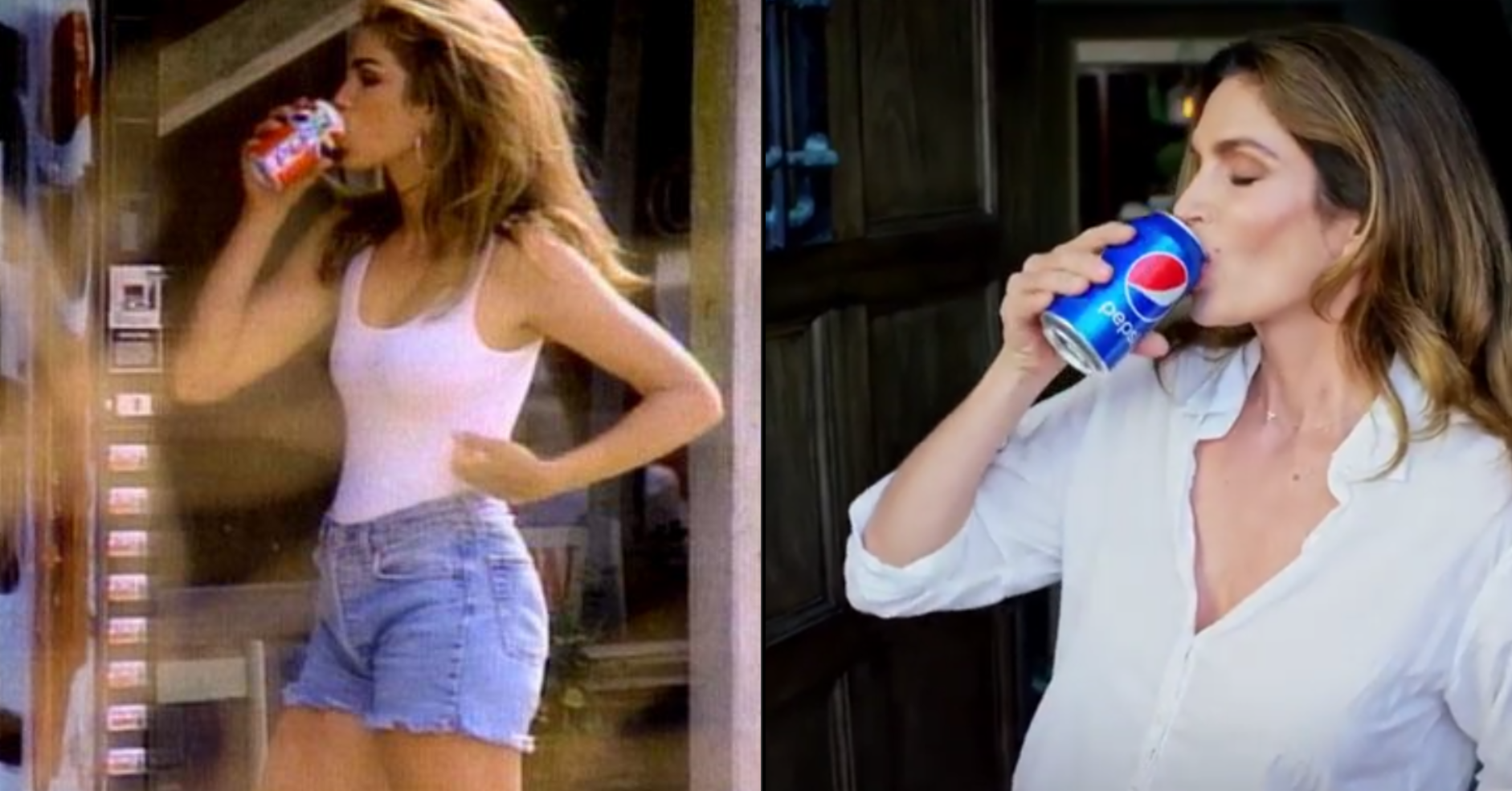 Cindy Crawford Just Recreated Her Iconic '90s Pepsi Ad on Instagram