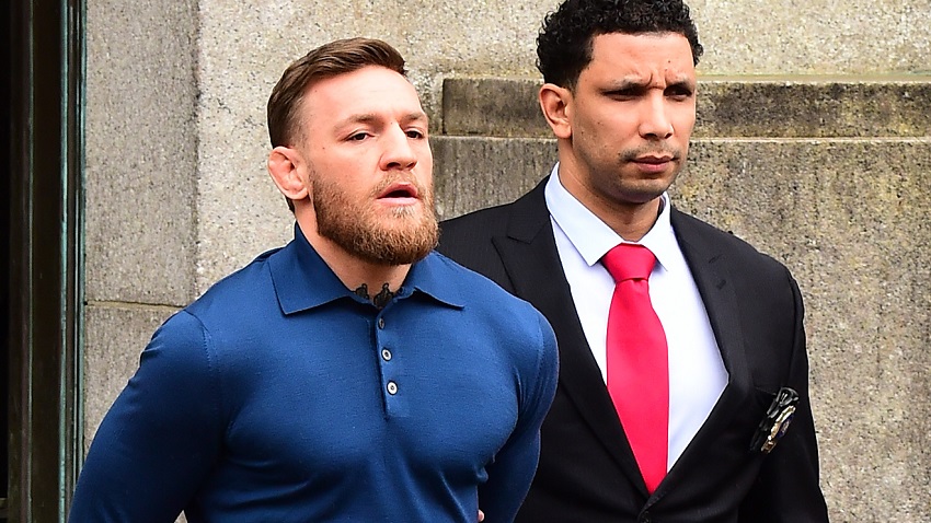 Conor McGregor's perp walk