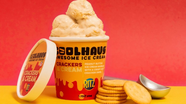 coolhaus crackers and cream ritz ice cream