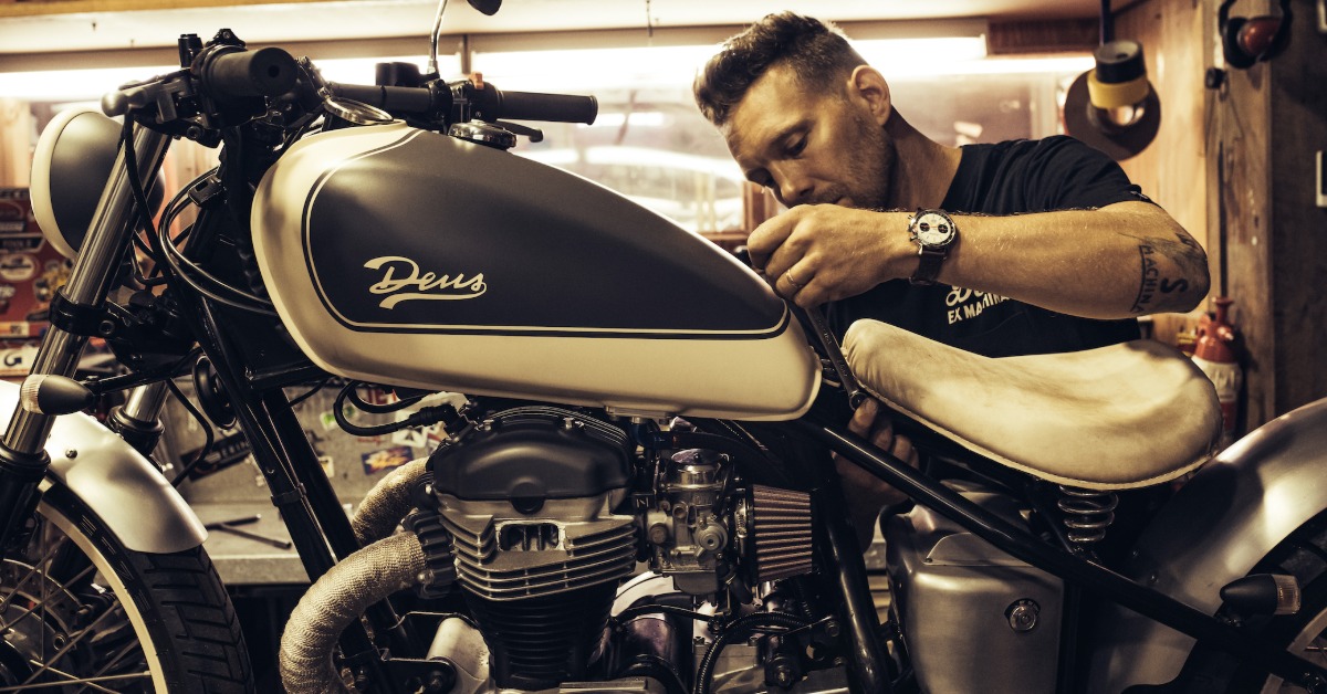 Breitling Kickstarts Watch Collab With Deus Ex Machina Bike Brand