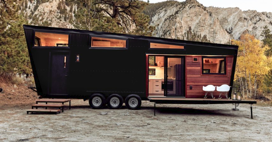 This 'Mad Men'-Inspired Tiny House Has a Fold-Out Smoking Deck and ...