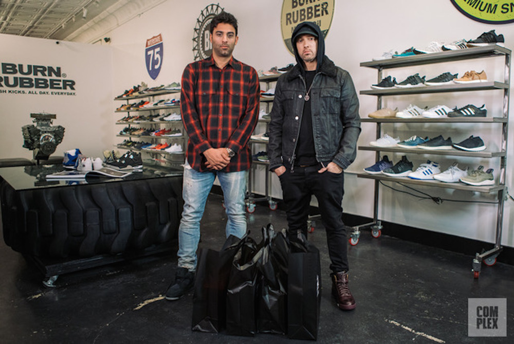 Nike Air Max 90 Essential Sneakers of Eminem in Eminem Goes Sneaker  Shopping With Complex  Video