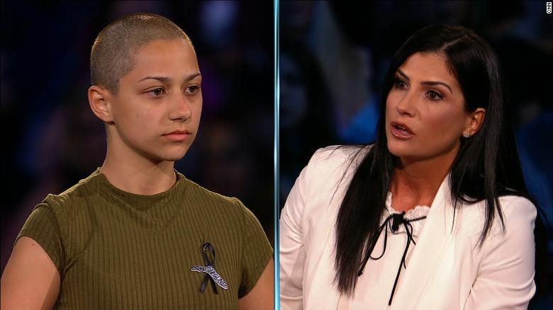 Emma Gonzalez and Dana Loesch