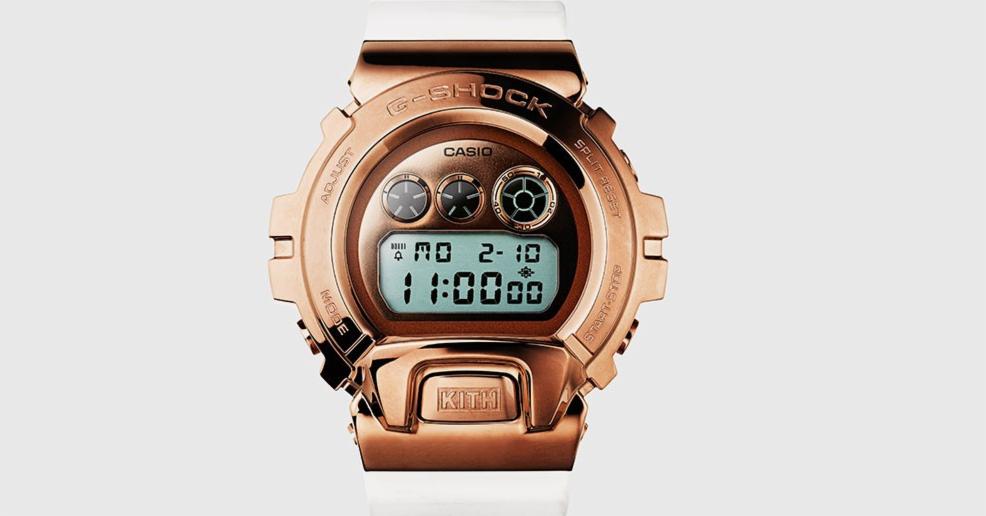 KITH x G-Shock Gives GM-6900 a Luxe Rose Gold Upgrade - Maxim