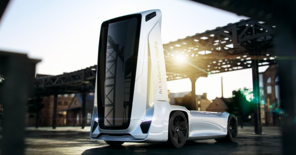 Russian Design Firm S Sci Fi Concept Is The Future Of Self Driving Electric Trucks Maxim