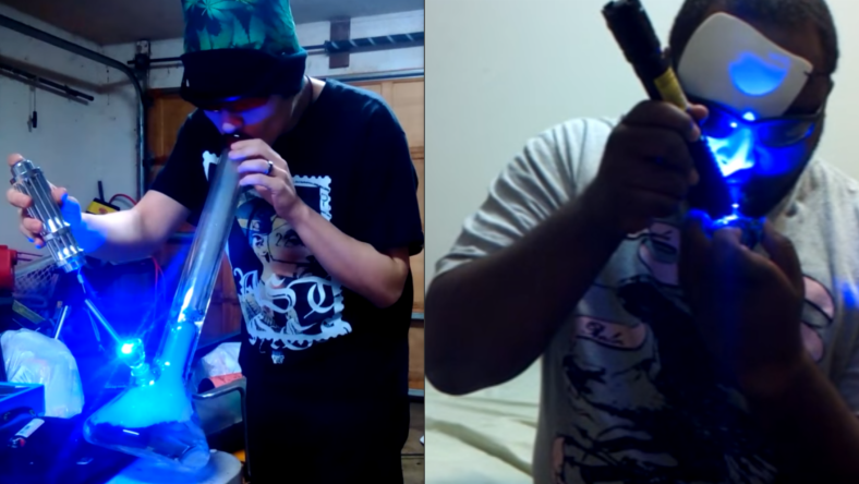 Smoking Weed With Lasers