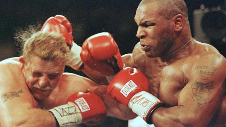 mike tyson KOs frans botha