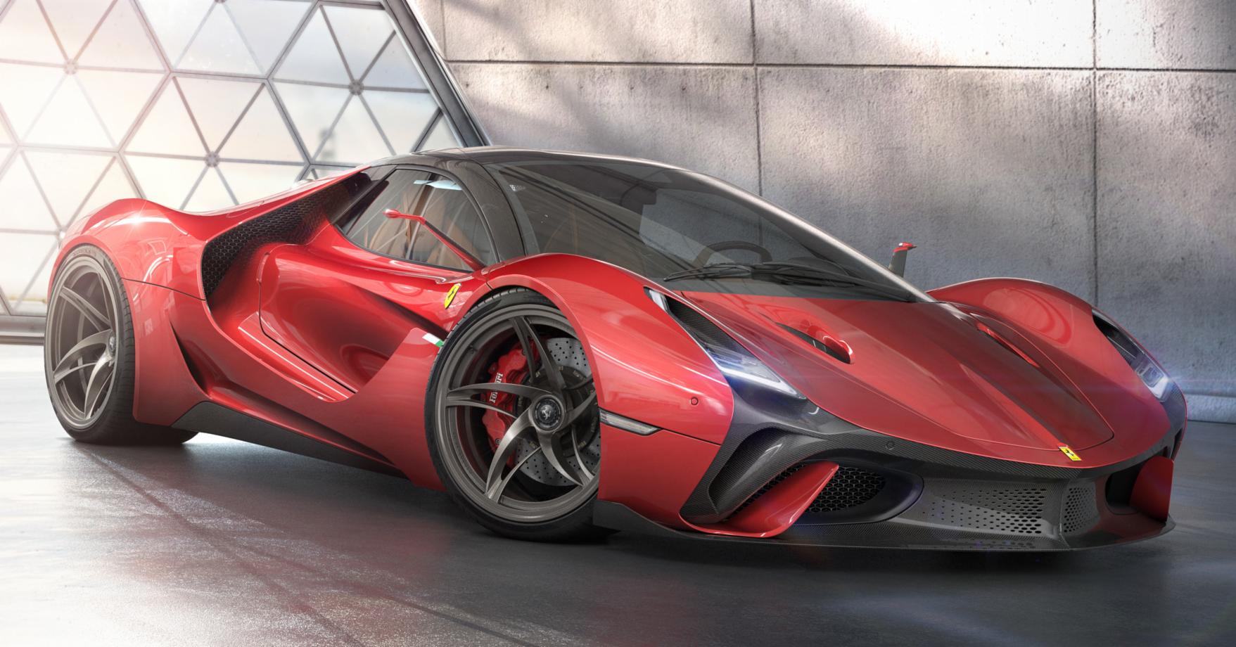 The Ferrari 'Stallone' Hypercar Concept is an Italian Stallion - Maxim