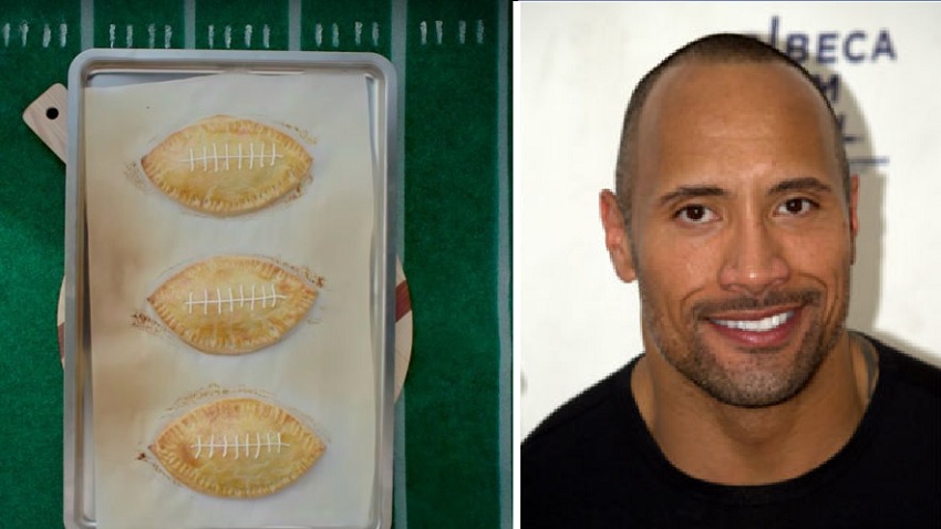 Football Calzones; The Rock