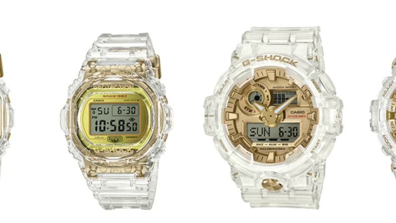 G shock 35th anniversary transparent sale