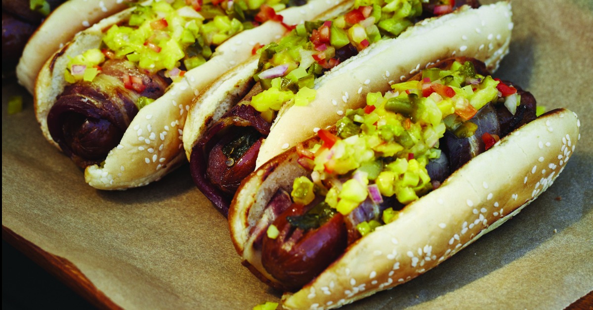 Guy Fieri's Bacon-Wrapped 'Danger Dogs' Will Upgrade Your Hot Dog Game ...