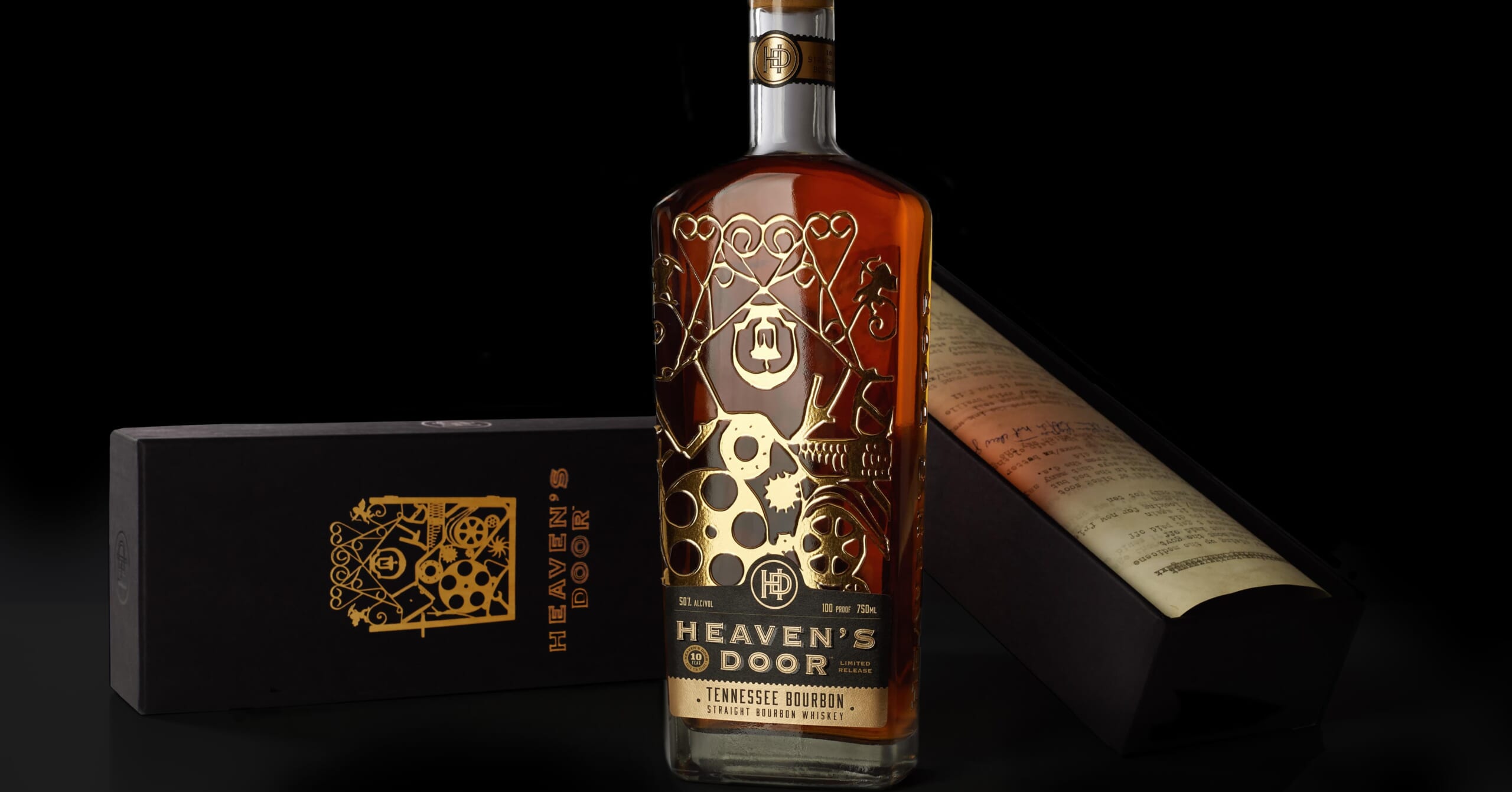 Heaven's Door 10 Year Old 100 Proof Tennessee Straight Bourbon Promo