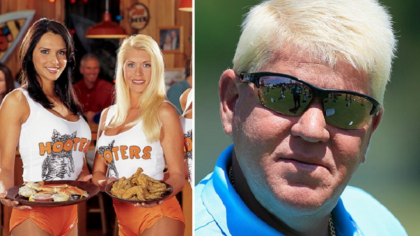 Hooters Girls and John Daly