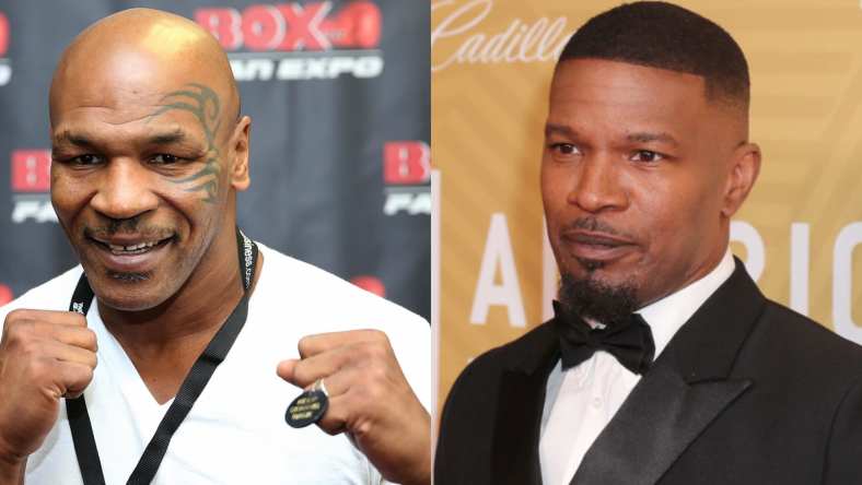 Mike Tyson and Jamie Foxx