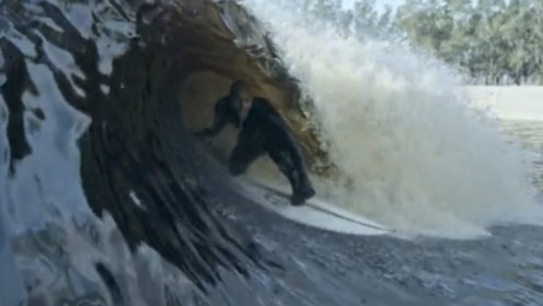 Kelly Slater rides a perfect manmade wave