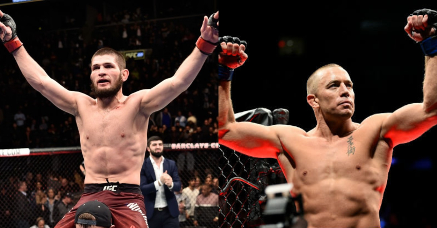 Khabib Nurmagomedov Georges St-Pierre