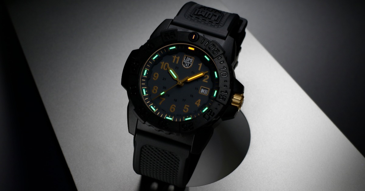 Luminox Goes Deep With Stealthy Navy SEAL 3500 Gold Edition Watch