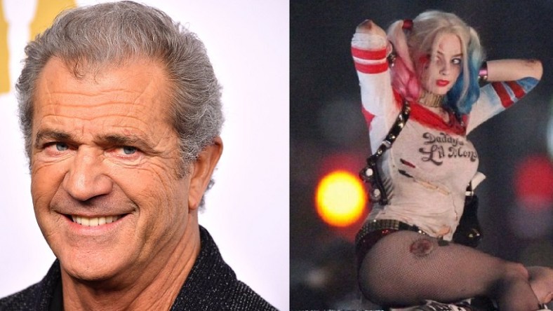 Mel Gibson and Harley Quinn