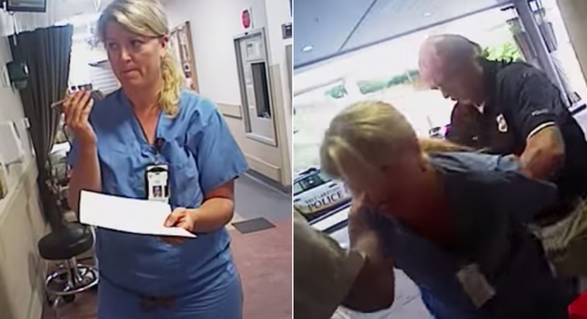 Watch This Insane Video Of A Detective Cuffing And Arresting A Nurse For Doing Her Job Maxim