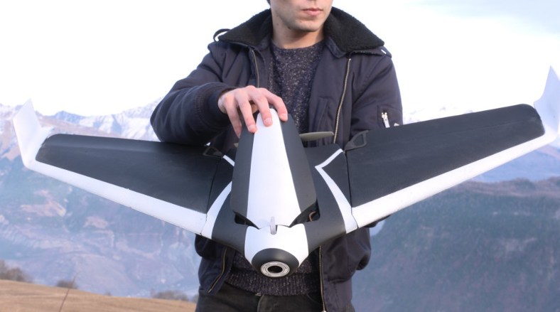 Disco fixed wing plane drone