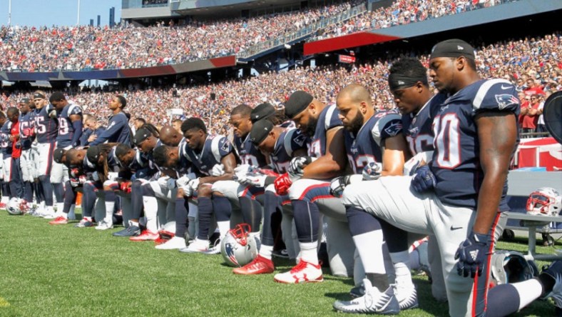 New England Patriots protest