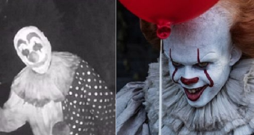 Woman Records Terrifying Real-Life Pennywise Creeping Around Her House ...