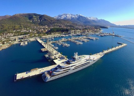 The world's largest superyacht berth is over 800 feet long