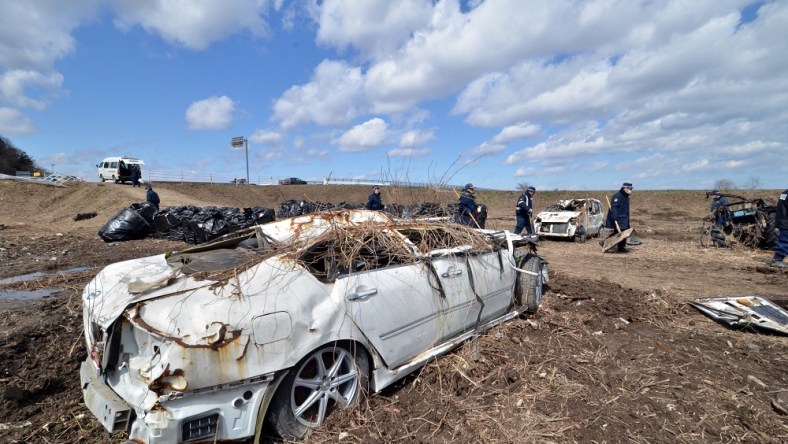 2011 tsunami clean-up getty