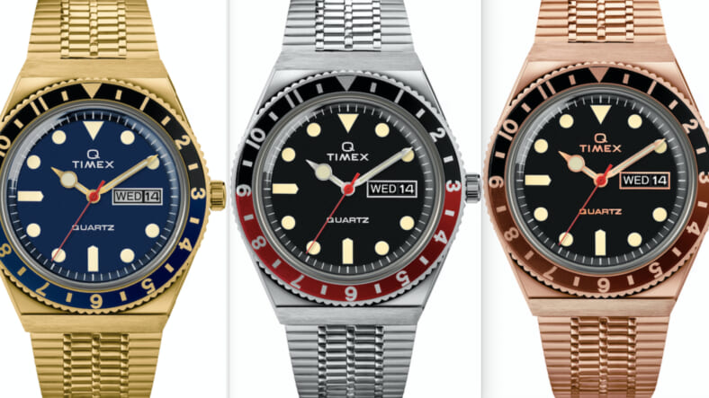 Exclusive First Look: Popular Q Timex Watch Line Gets 3 New Colorways -  Maxim