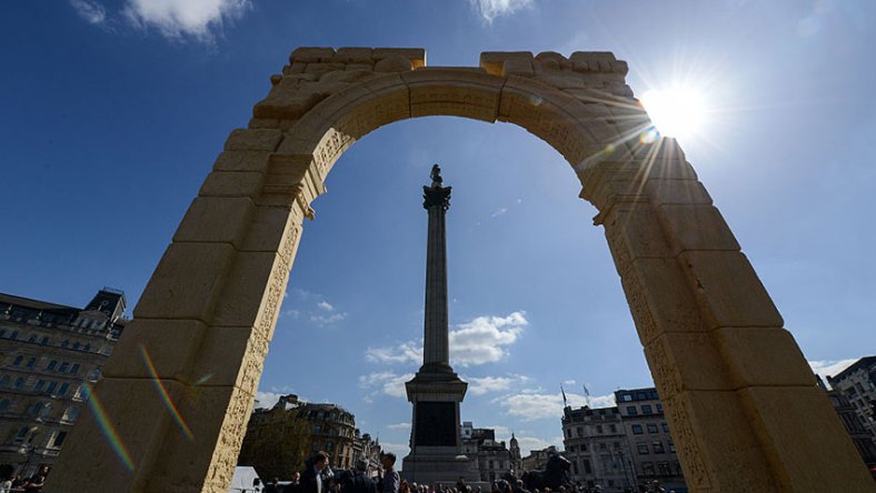 Roman arch trafalgar getty