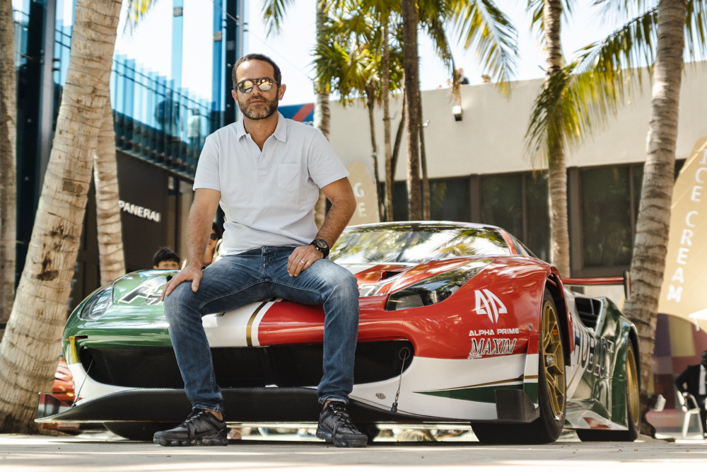 Ferrari Mogul Ronnie Vogel On The Maxim Sponsored Ferrari Race Car And