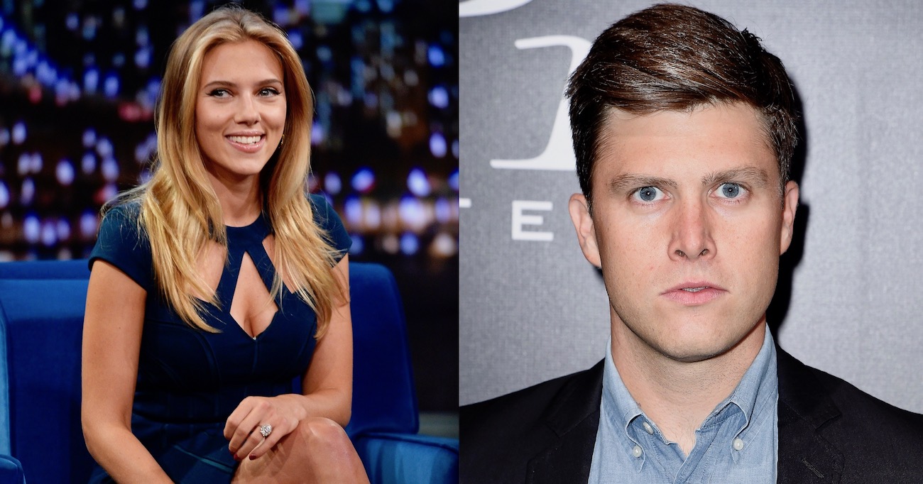 Scarlett Johansson And Weekend Update Host Colin Jost Hooked Up At The Snl Afterparty Maxim