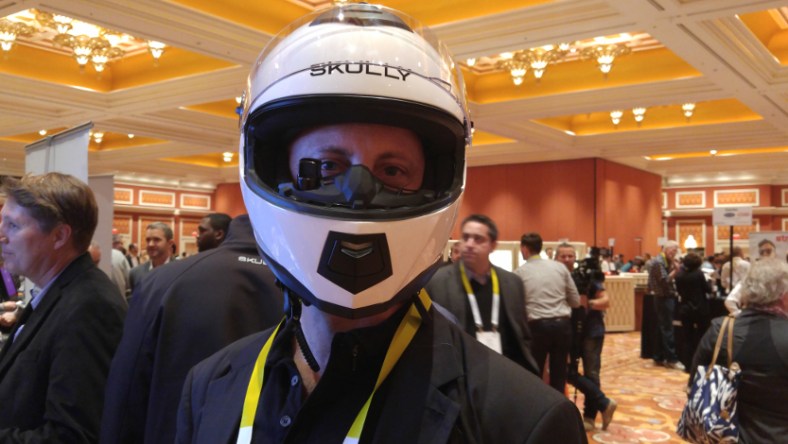 Skully AR-1 augmented reality motorcycle helmet