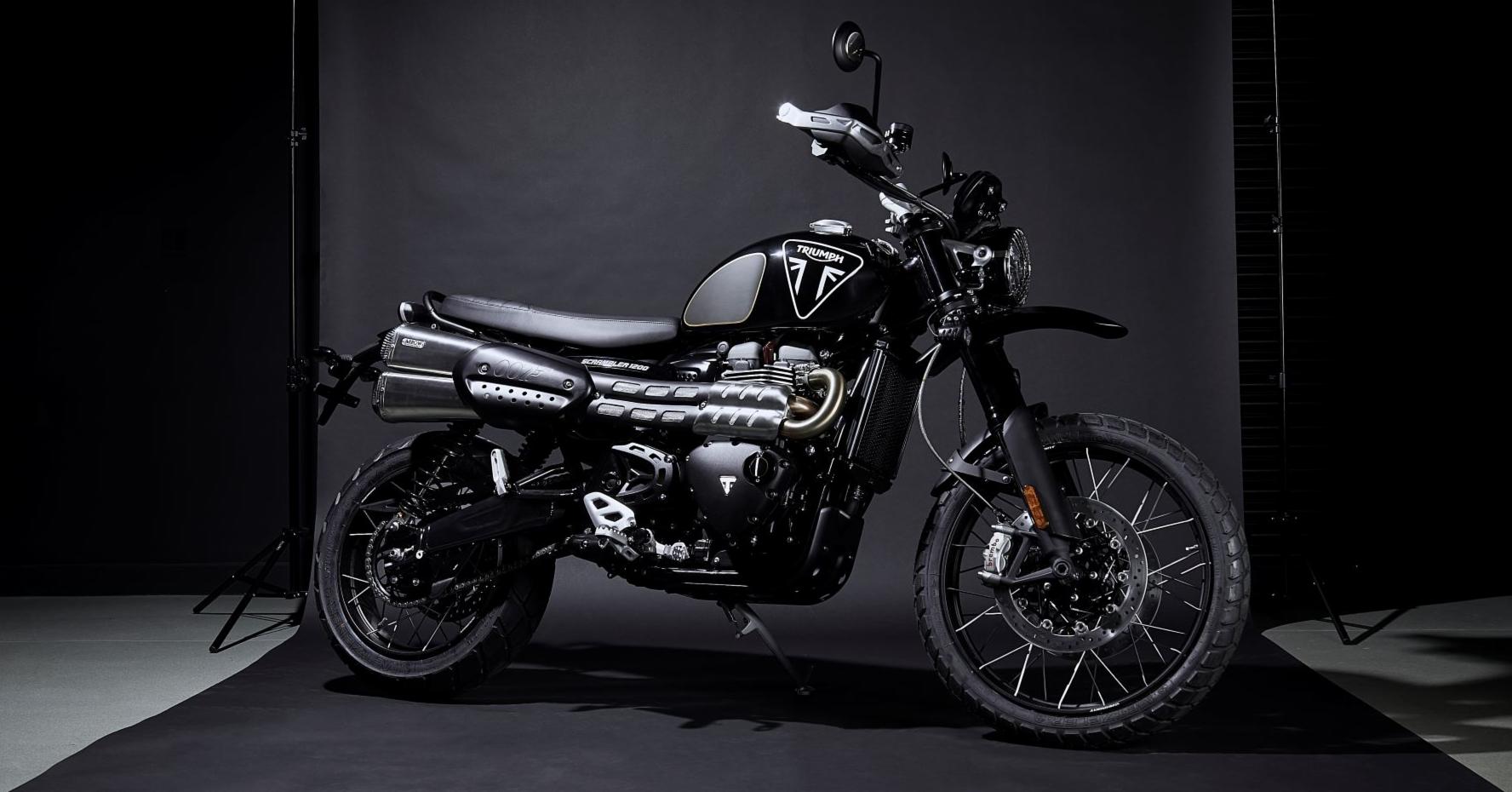 Triumph Scrambler 1200 Bond Edition Promo