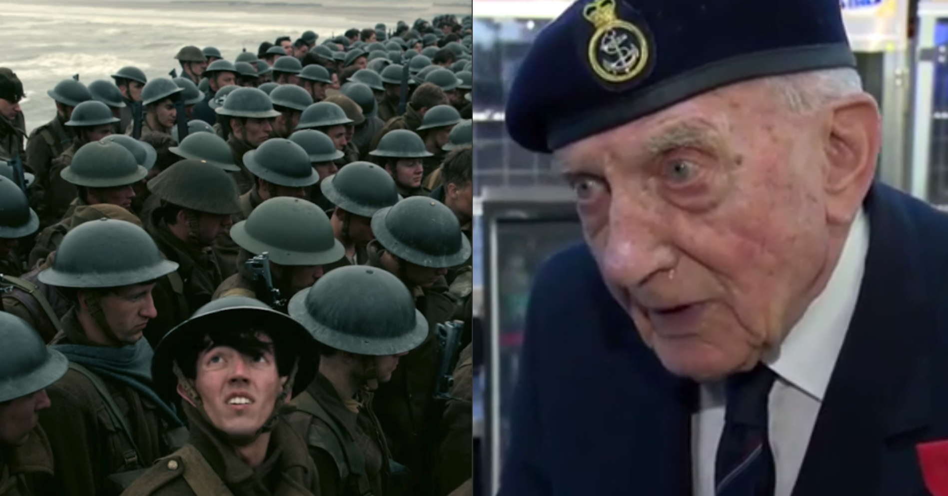 Watch This Emotional Footage Of A 97 Year Old Dunkirk Veteran Giving A