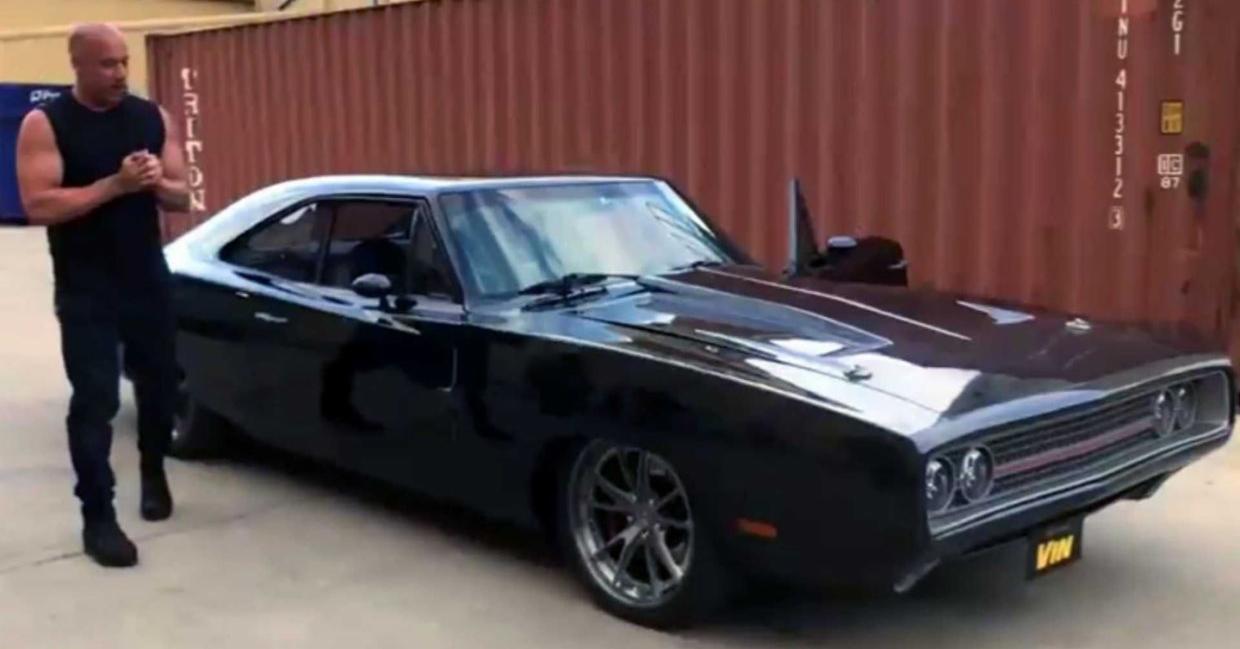 Watch as Vin Diesel Receives a 1,650-HP 1970 Dodge Charger on the Set of  'Fast & Furious 9' - Maxim