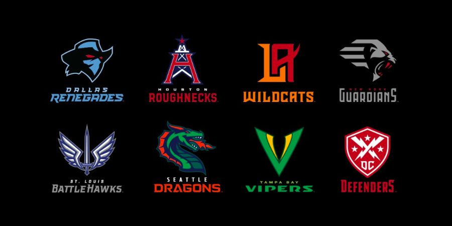 xfl-teams-all-logos