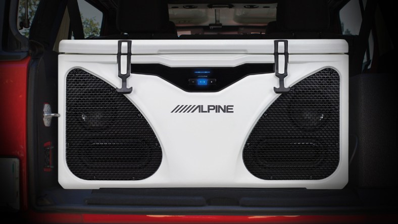 Alpine's In-Cooler Entertainment system (Photo: Alpine Electronics of America)