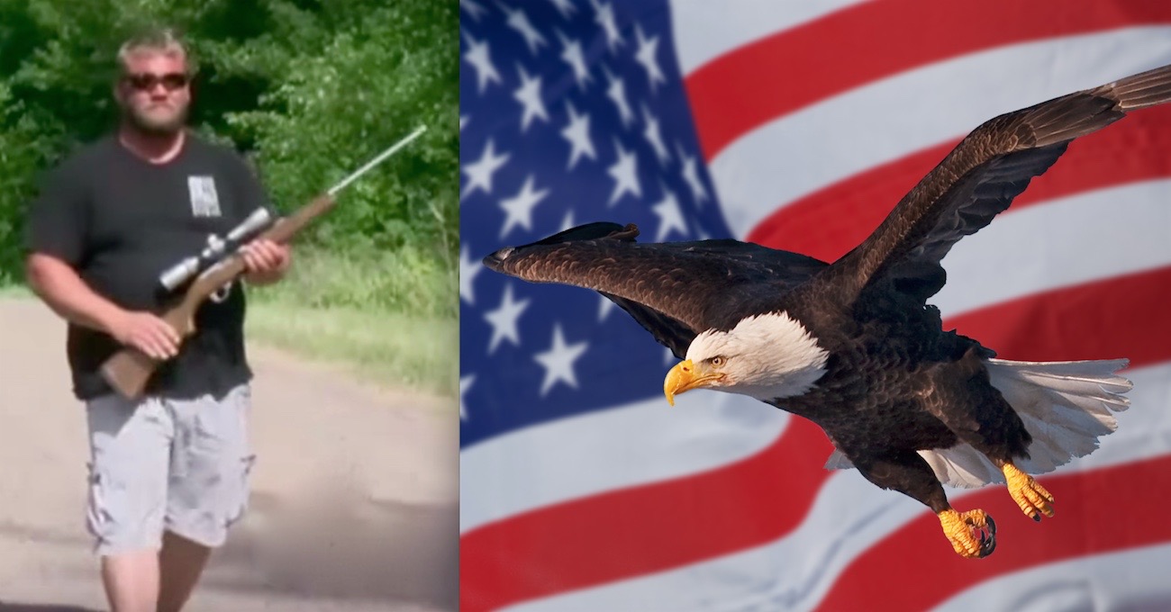 Hero US Army Veteran Rescues Bald Eagle Stuck in a Tree - Maxim