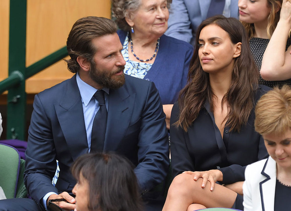 Bradley Cooper and Irina Shayk at Wimbledon (Photo: Getty Images)