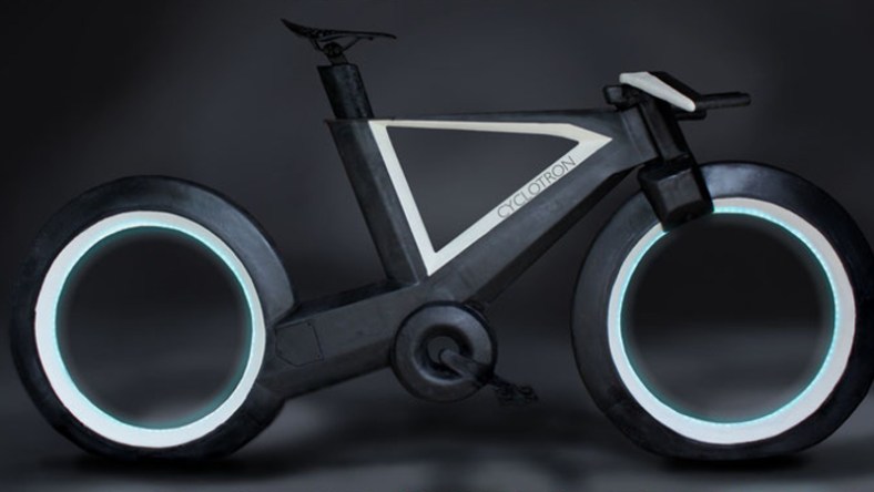 The spokeless Cyclotron connected smart bike (Photo: Cyclotron Cycles)